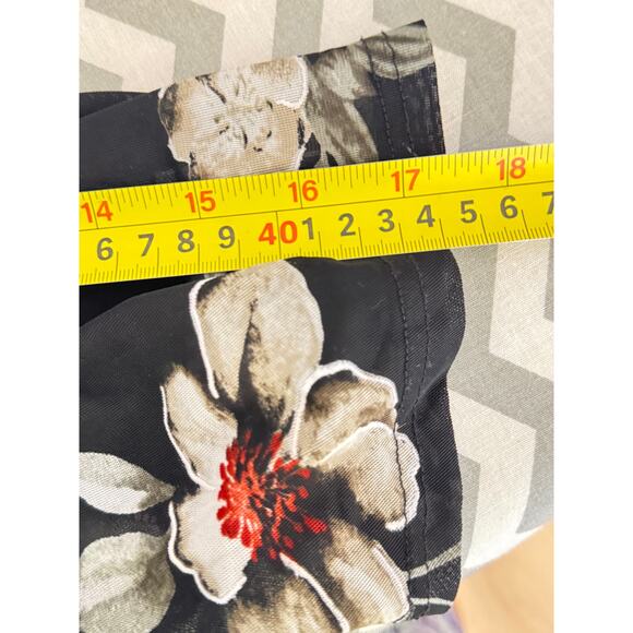 Ember Black Floral Sheer Kimono Duster – Size M - Picture 2 of 8